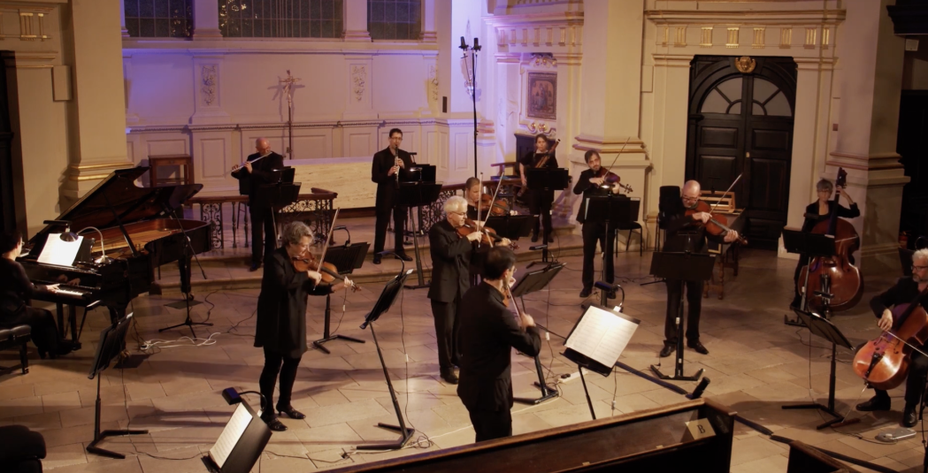 Orchestra on a stage